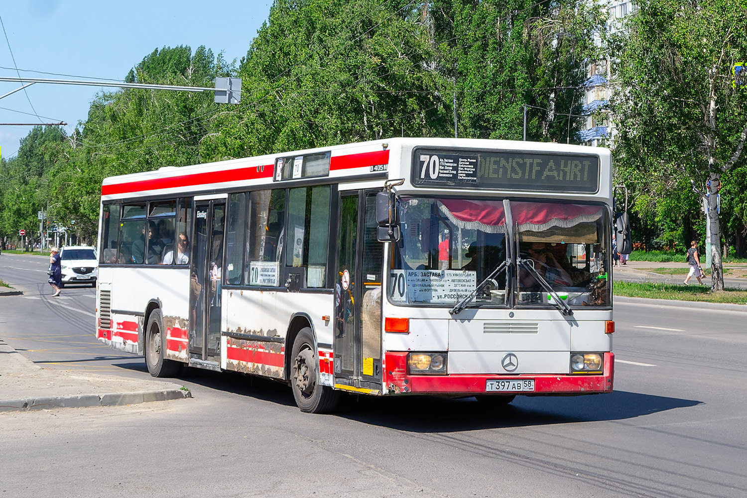 Пензенская область, Mercedes-Benz O405N2 № Т 397 АВ 58