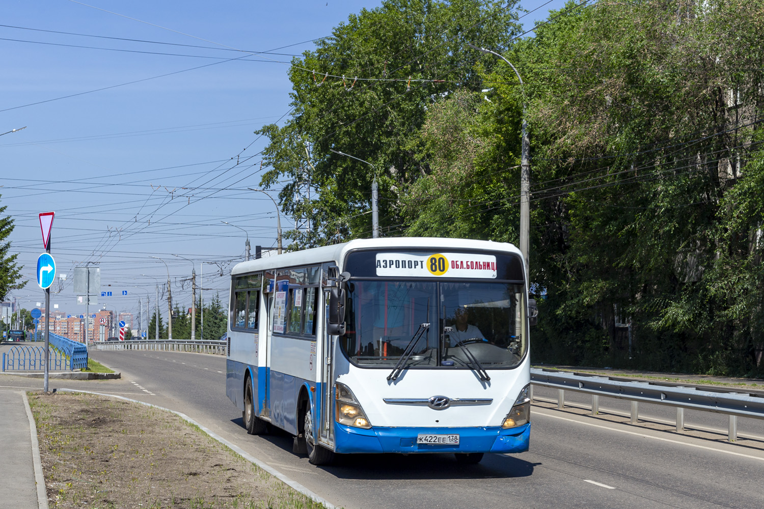 Иркутская область, Hyundai New Super AeroCity 1F/L № К 422 ЕЕ 138