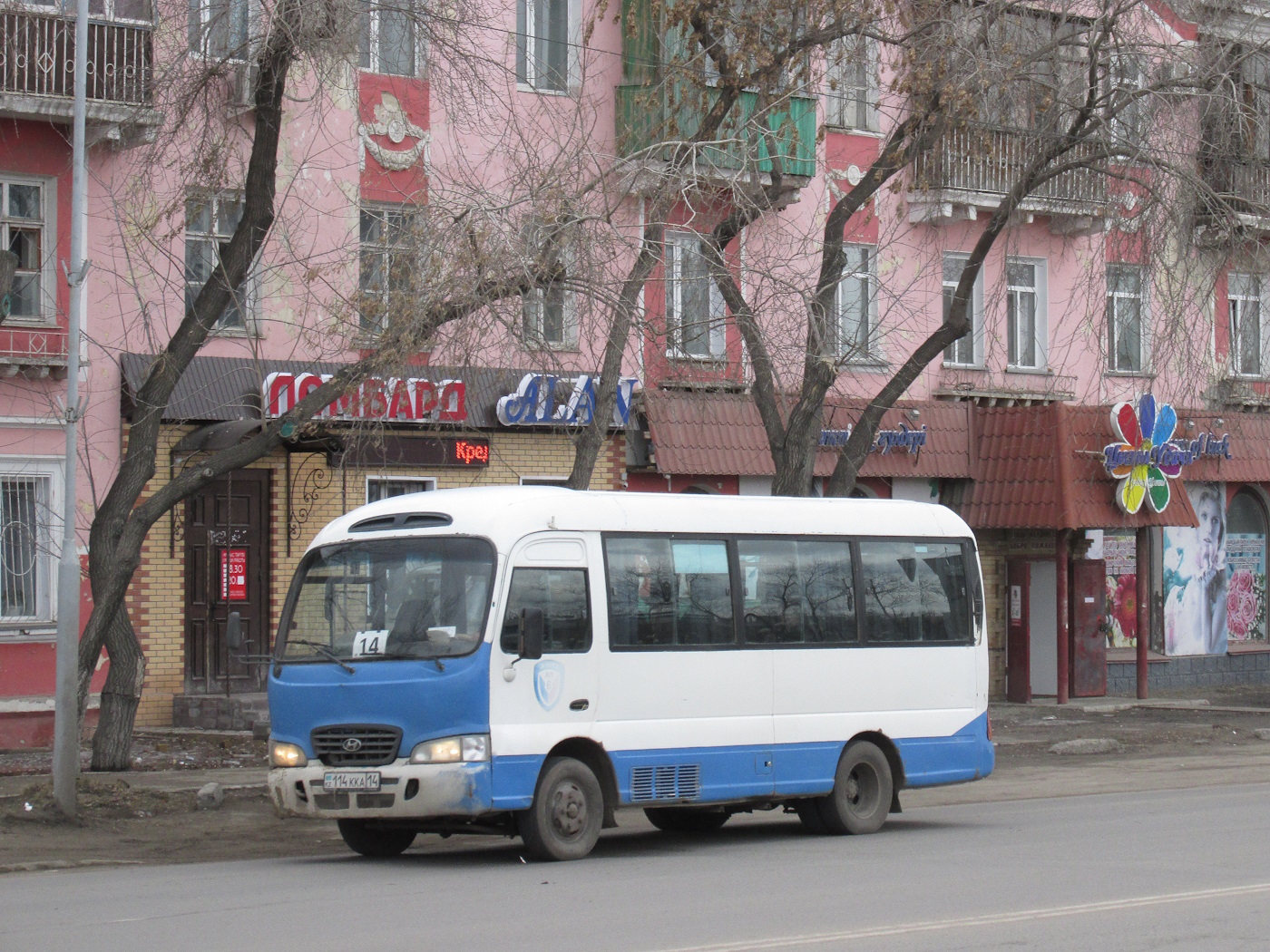 Павлодарская область, Hyundai County Super № 114 KKA 14