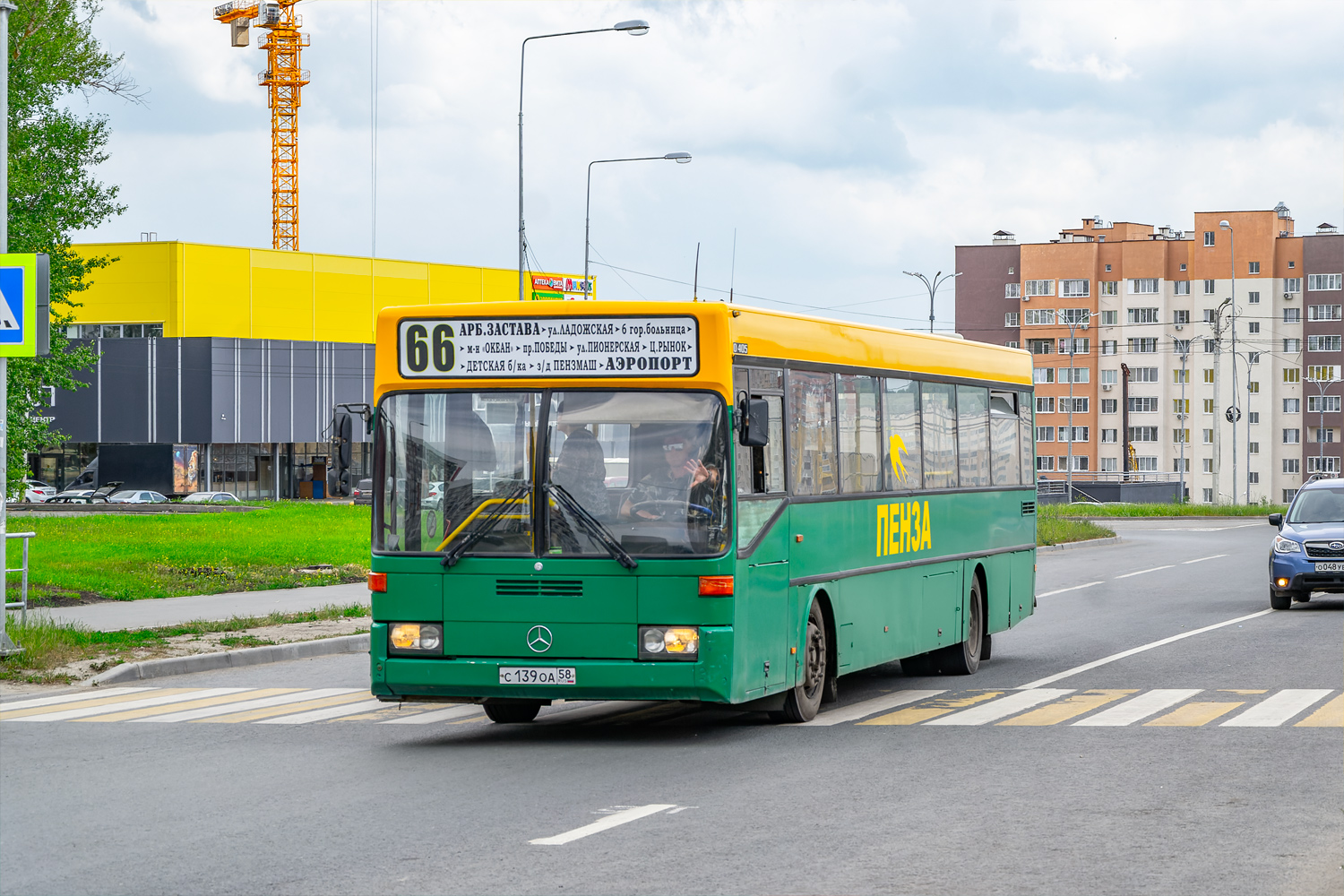 Пензенская область, Mercedes-Benz O405 № С 139 ОА 58