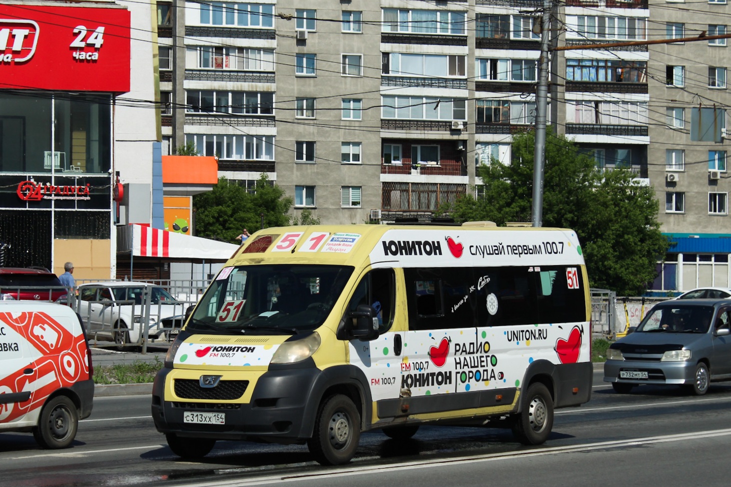 Новосибирская область, Промтех-22437* (Peugeot Boxer) № С 313 ХХ 154