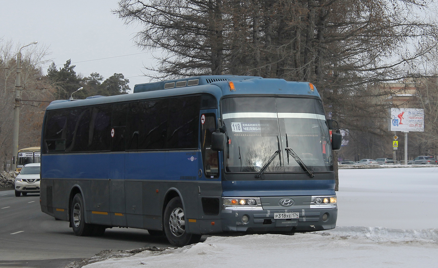 Челябинская область, Hyundai AeroExpress HSX № Р 318 ХЕ 174