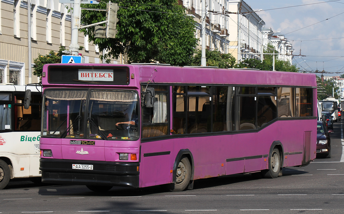 Витебская область, МАЗ-104.С21 № АА 3255-2