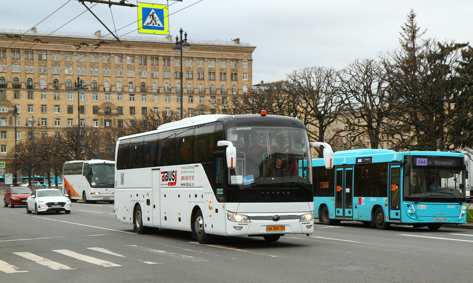 Санкт-Петербург, Yutong ZK6122H9 № ОВ 364 77