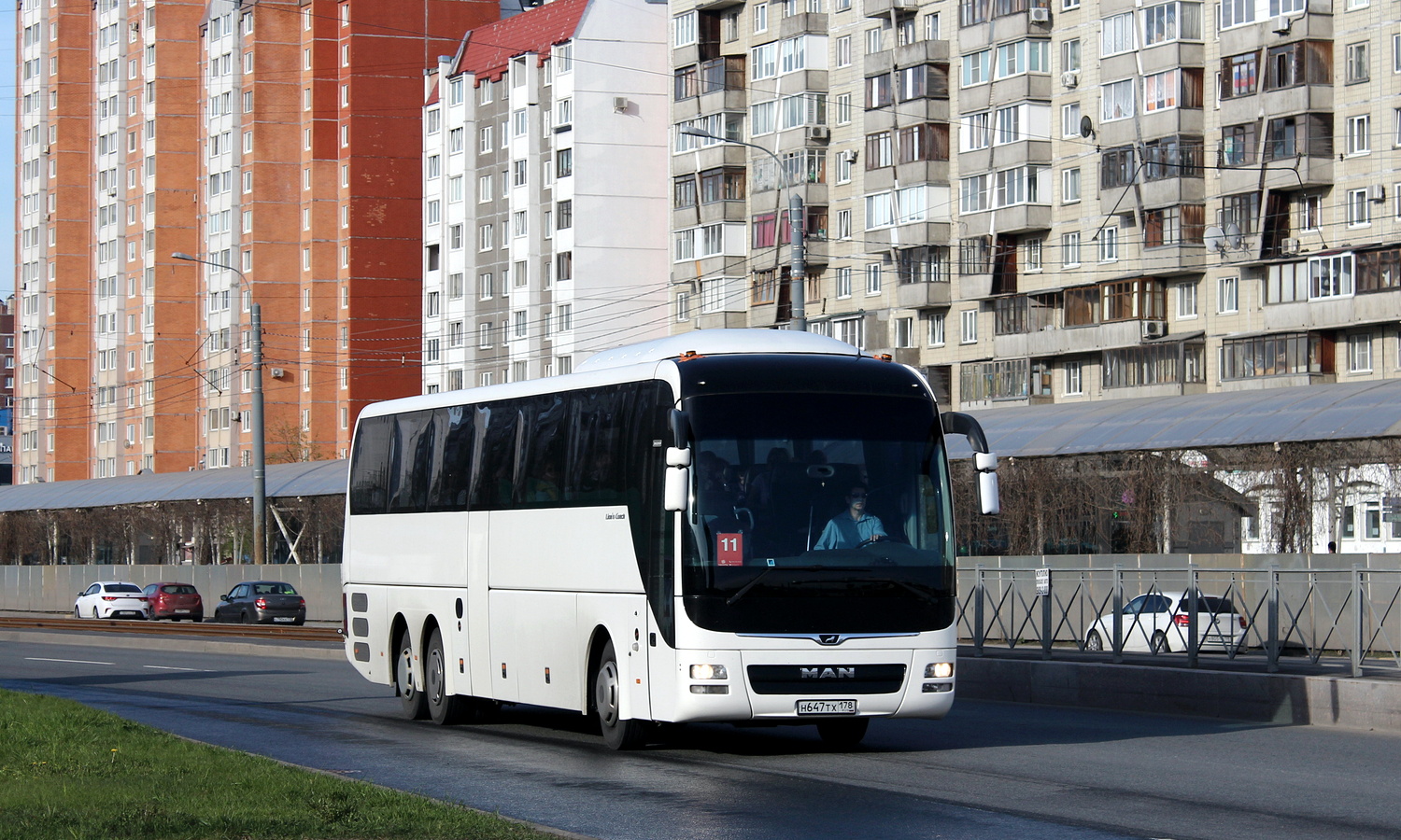 Ленинградская область, MAN R08 Lion's Coach L RHC444 L № Н 647 ТХ 178