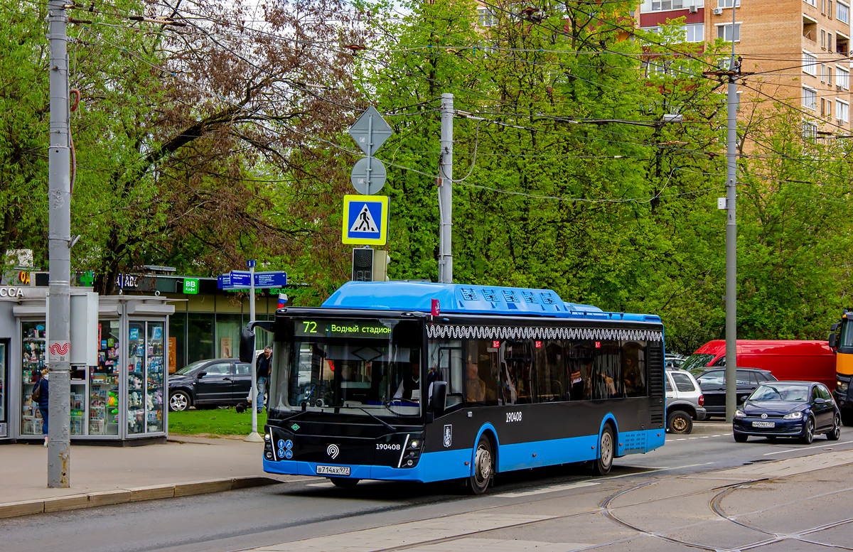 Москва, ЛиАЗ-5292.67 (CNG) № 190408