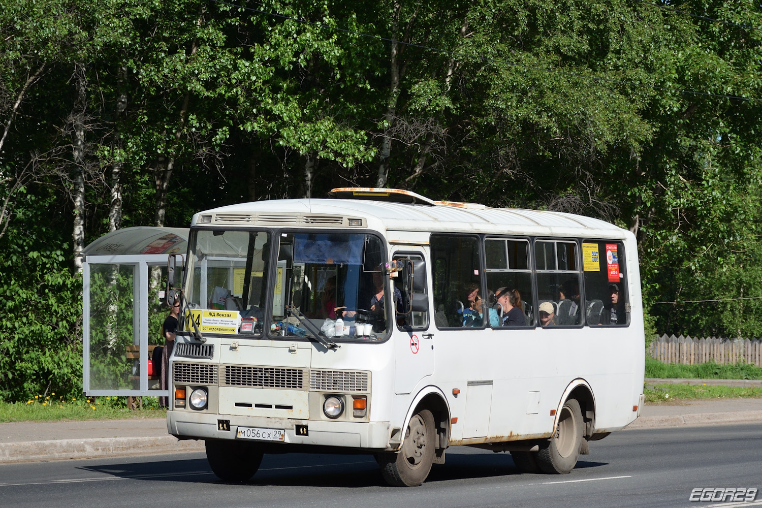 Архангельская область, ПАЗ-32054 № М 056 СХ 29