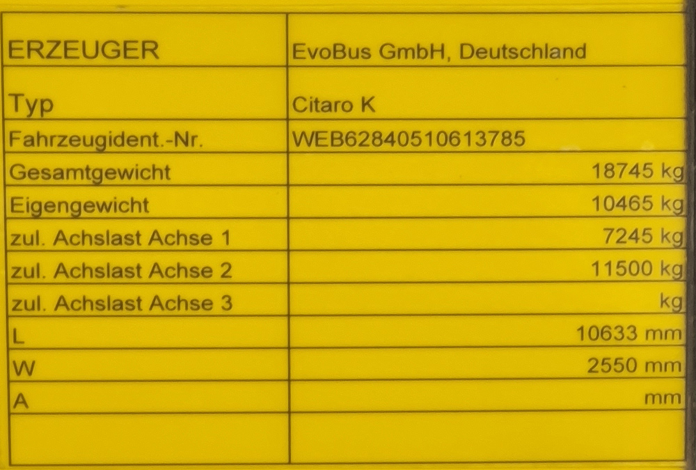 Австрия, Mercedes-Benz Citaro C2 K № 89004