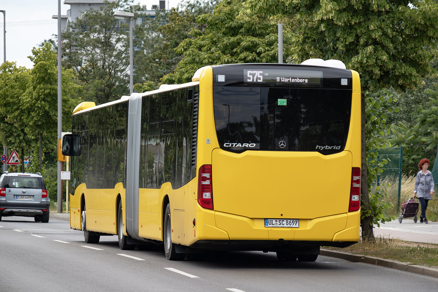 Baden-Württemberg, Mercedes-Benz Citaro C2 G hybrid Nr 8697; Berlin — SEV · S7/S75 · Wartenberg / Marzahn <> Friedrichsfelde Ost · 14.06.2024 — 17.06.2024