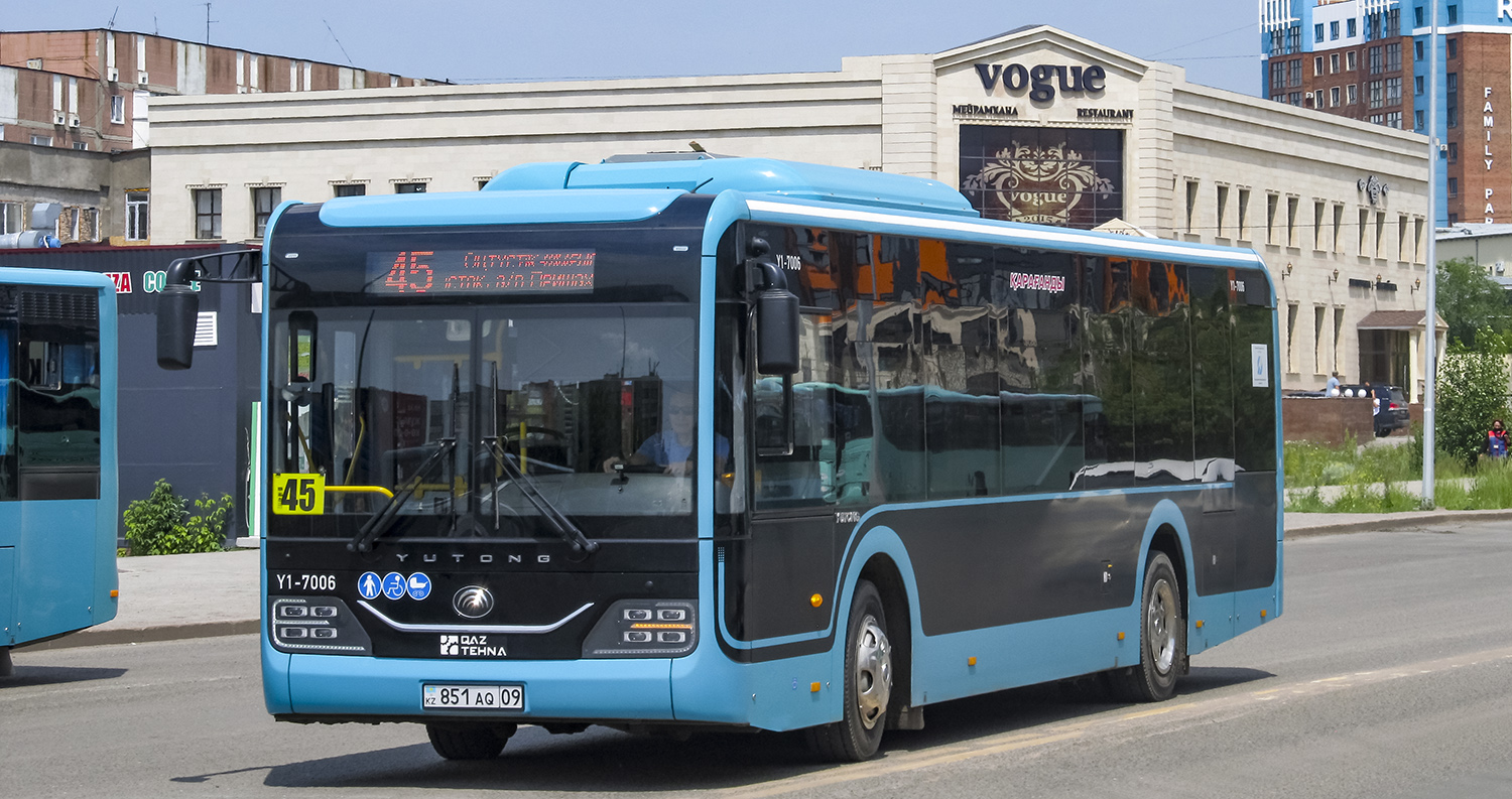 Карагандинская область, Yutong ZK6116HG (QazTehna) № Y1-7006