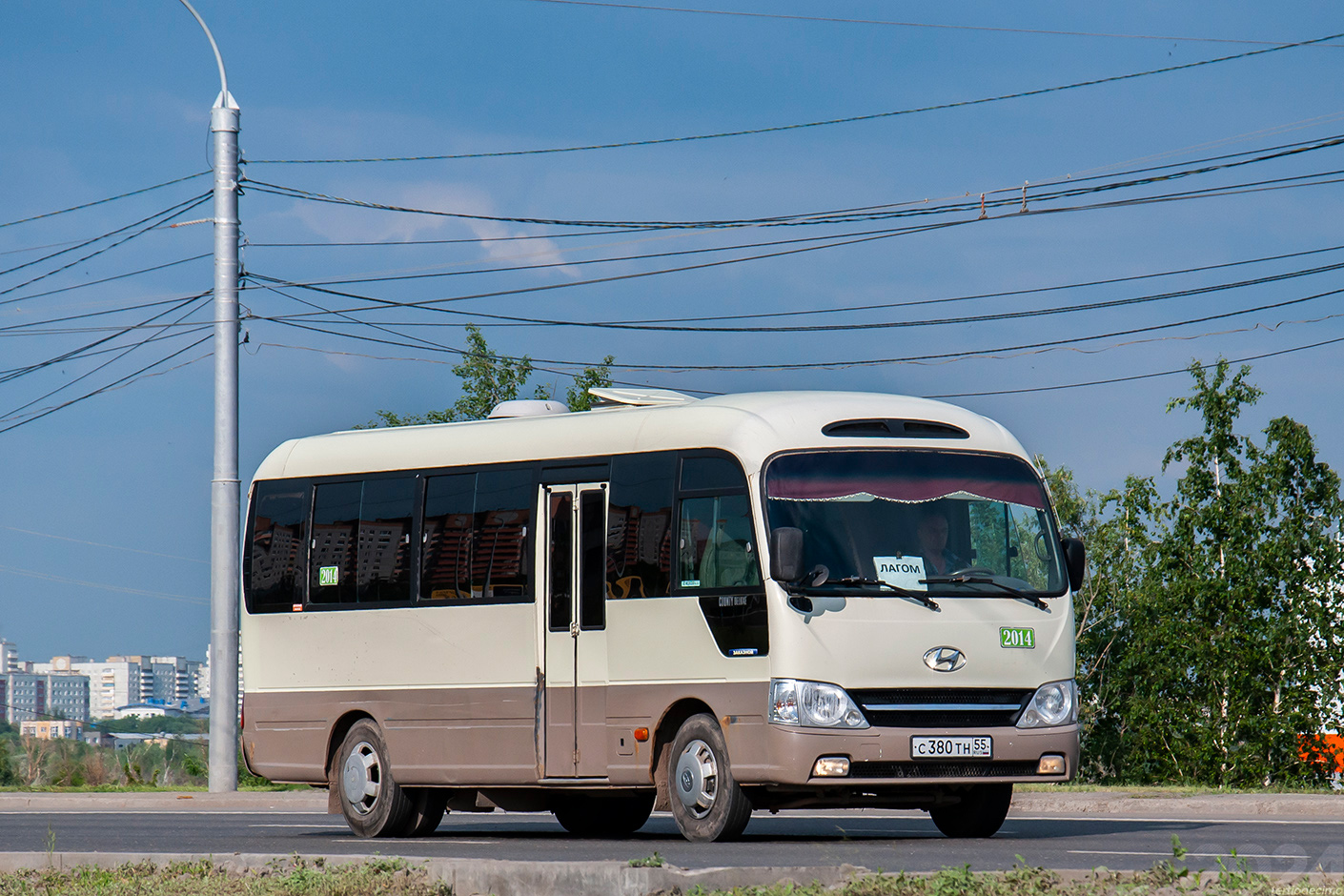 Омская область, Hyundai County Deluxe № 2014