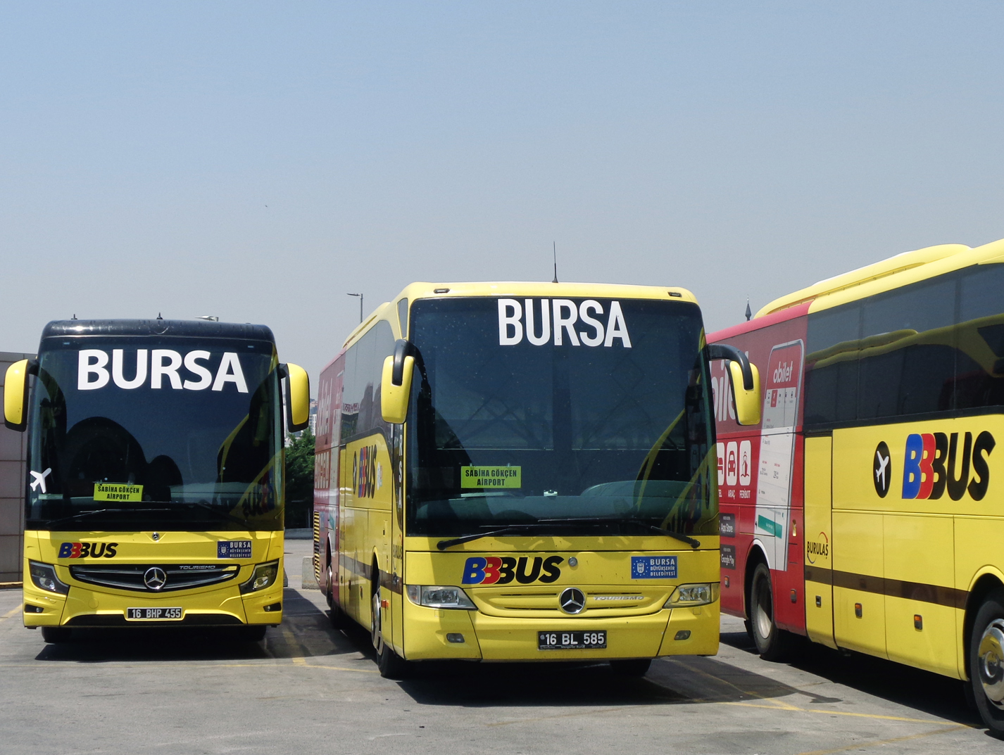 Турция, Mercedes-Benz Tourismo II 15RHD № 16 BL 585