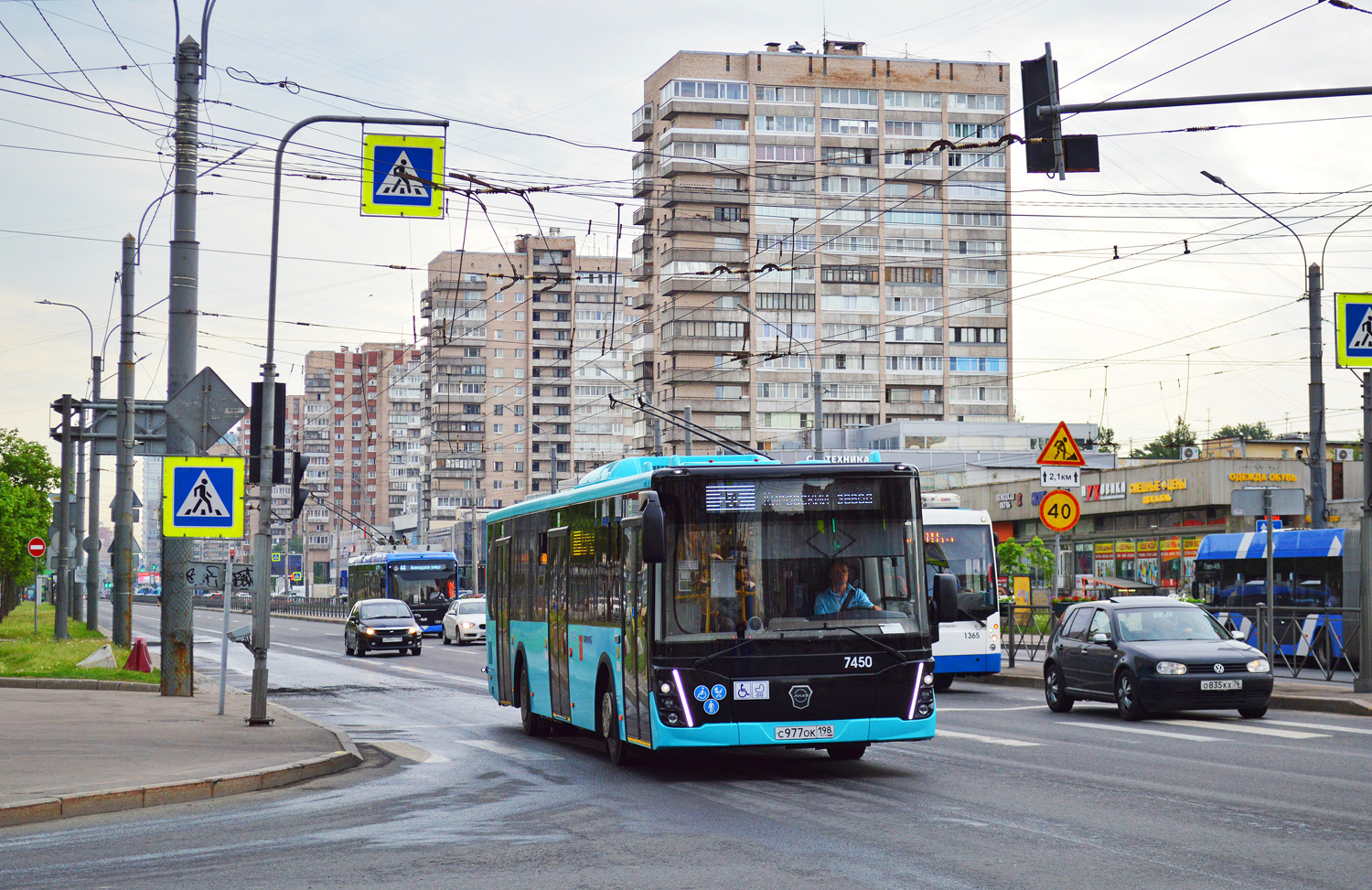 Санкт-Петербург, ЛиАЗ-5292.65 № 7450