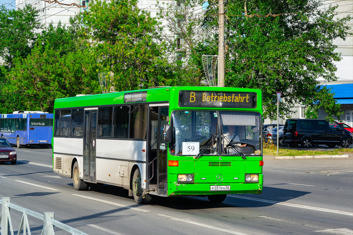 Пензенская область, Mercedes-Benz O405 № Р 051 РН 58