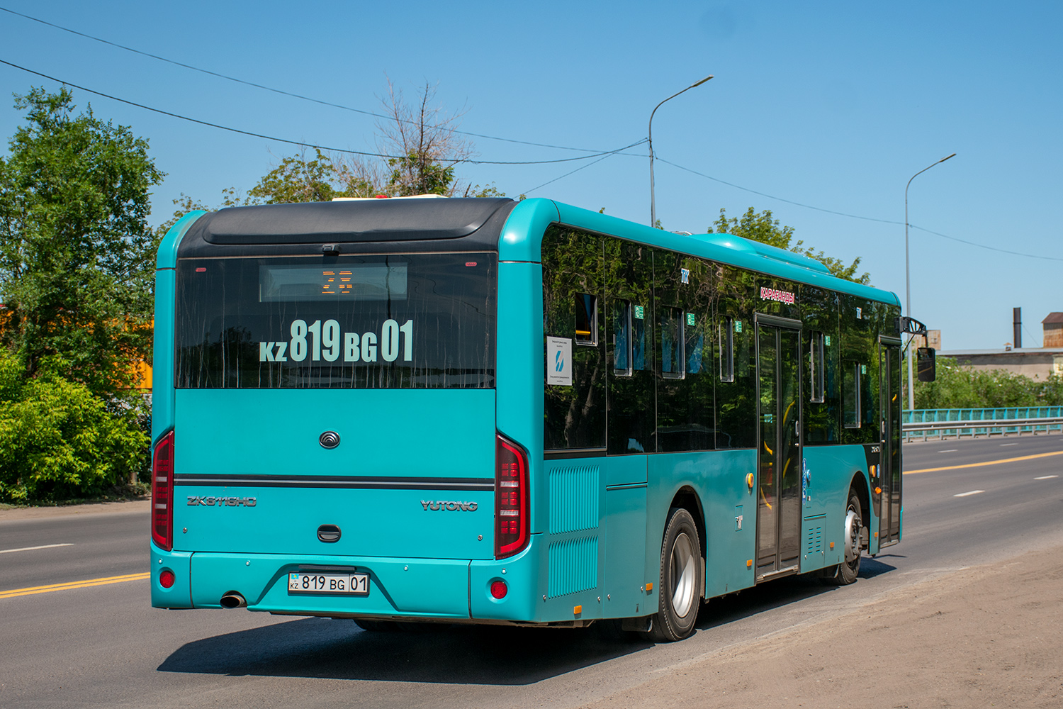 Karagandy province, Yutong ZK6116HG (QazTehna) № 819 BG 01