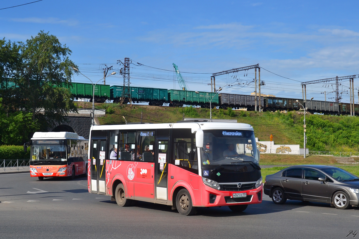 Пермский край, ПАЗ-320435-04 "Vector Next" № Н 061 УЕ 159