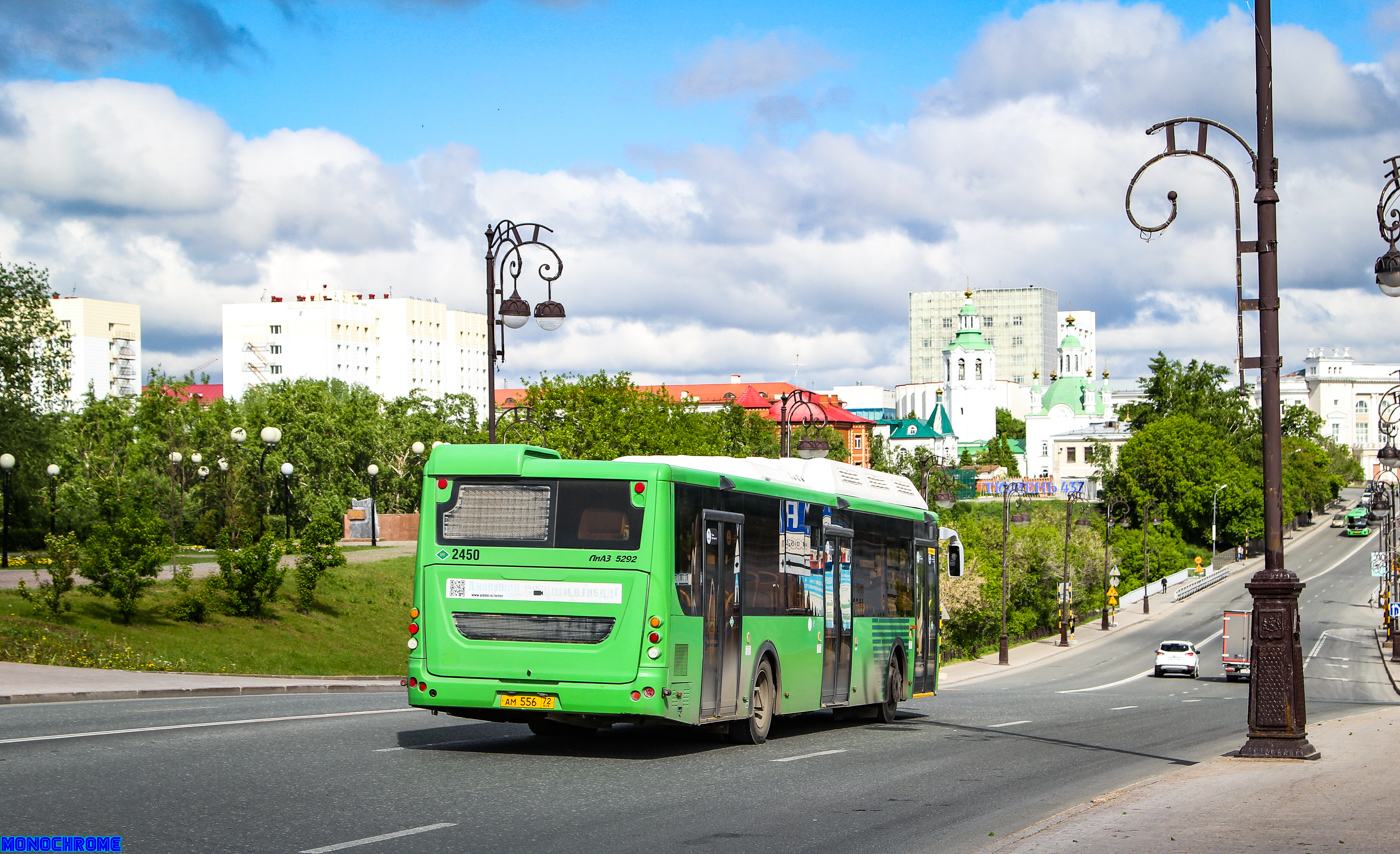 Тюменская область, ЛиАЗ-5292.67 (CNG) № 2450