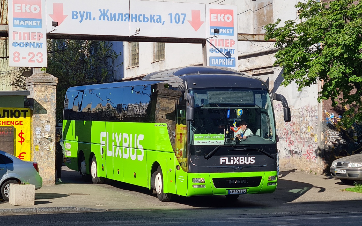 Черниговская область, MAN R08 Lion's Coach L RHC444 L № CB 8468 EK