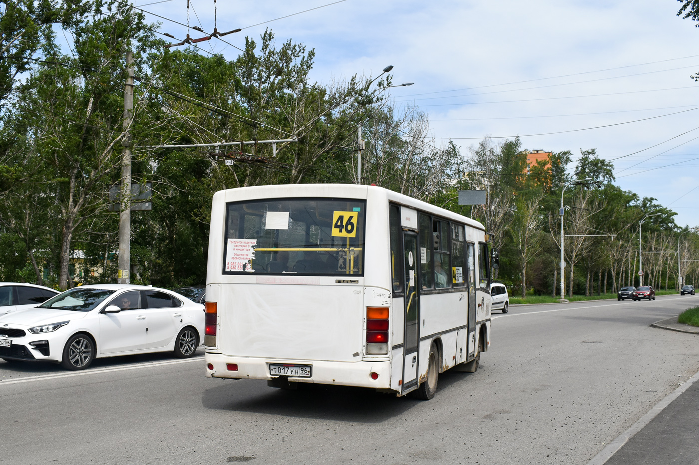 Свердловская область, ПАЗ-320402-05 № Т 017 УН 96