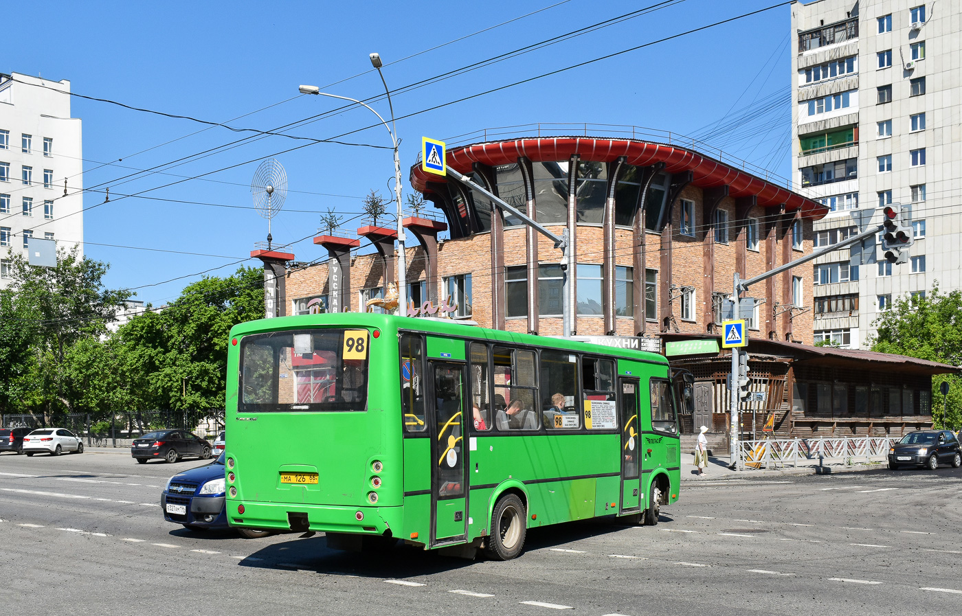 Свердловская область, ПАЗ-320412-05 "Вектор" № МА 126 66