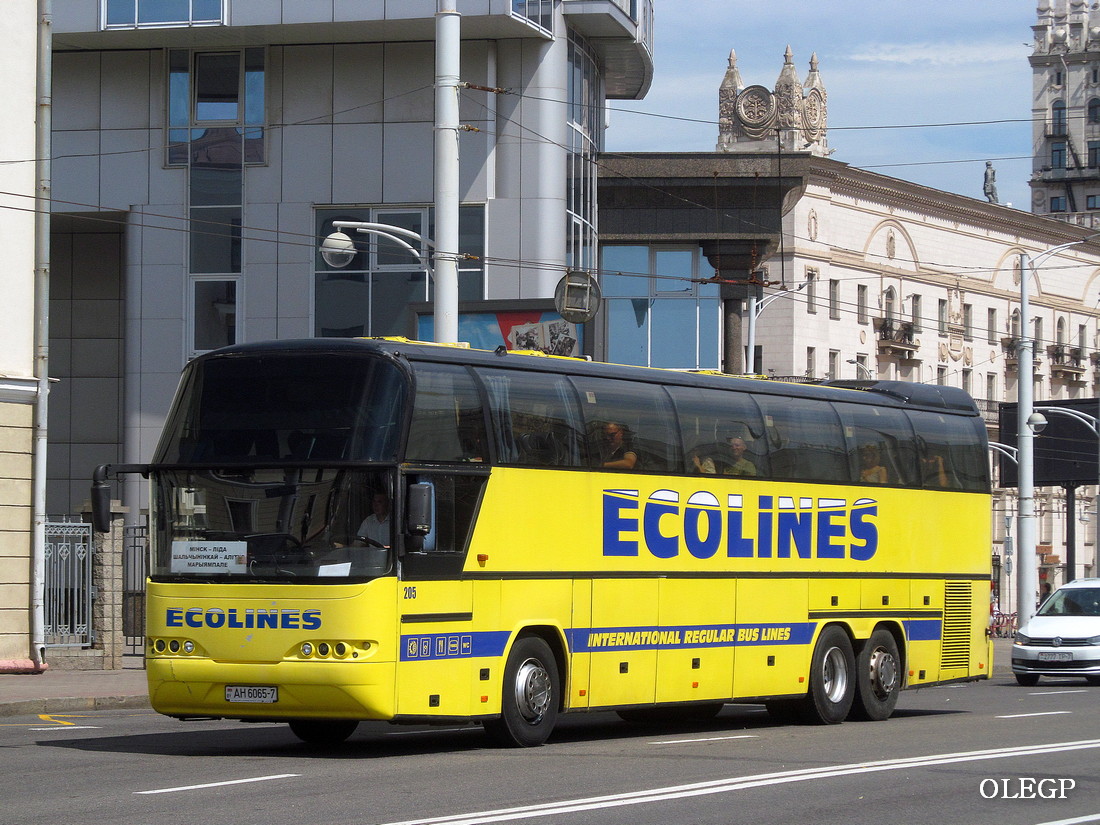 Минск, Neoplan N116/3HL Cityliner № 205
