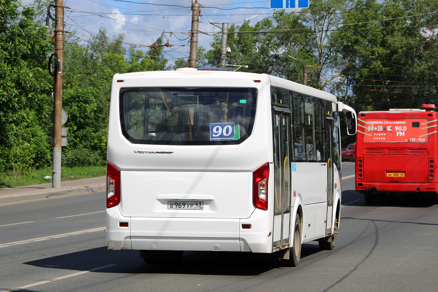 Кировская область, ПАЗ-320415-04 "Vector Next" № В 969 УР 43