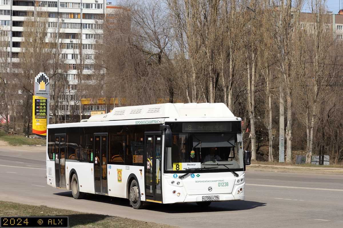 Воронежская область, ЛиАЗ-5292.67 (CNG) № 01238