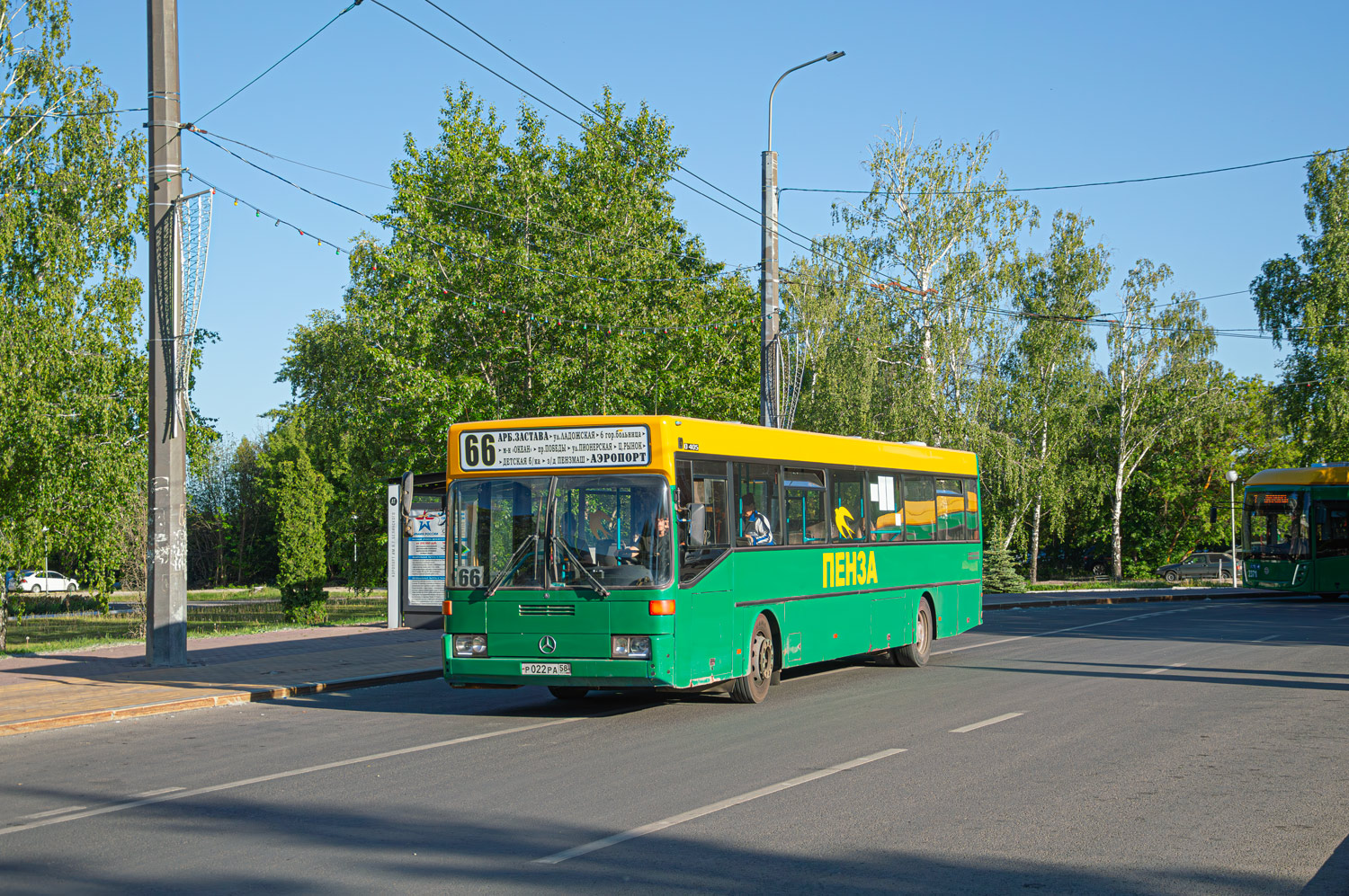 Пензенская область, Mercedes-Benz O405 № Р 022 РА 58