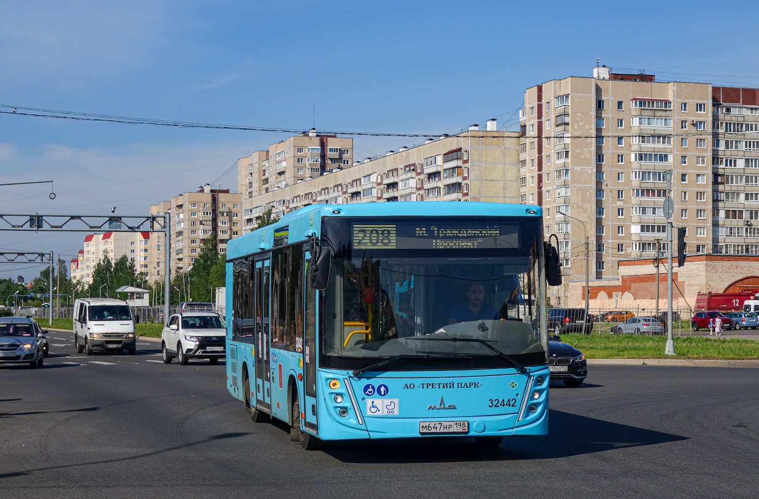 Санкт-Пецярбург, МАЗ-206.945 № 32442