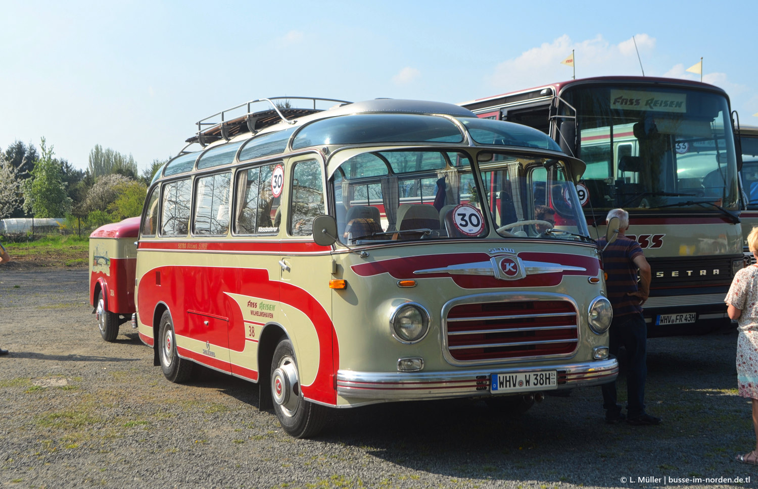 Нижняя Саксония, Setra S6 № 38; Нижняя Саксония — 1. Europatreffen historischer Omnibusse 21.04.2018 Einbeck PS.Speicher