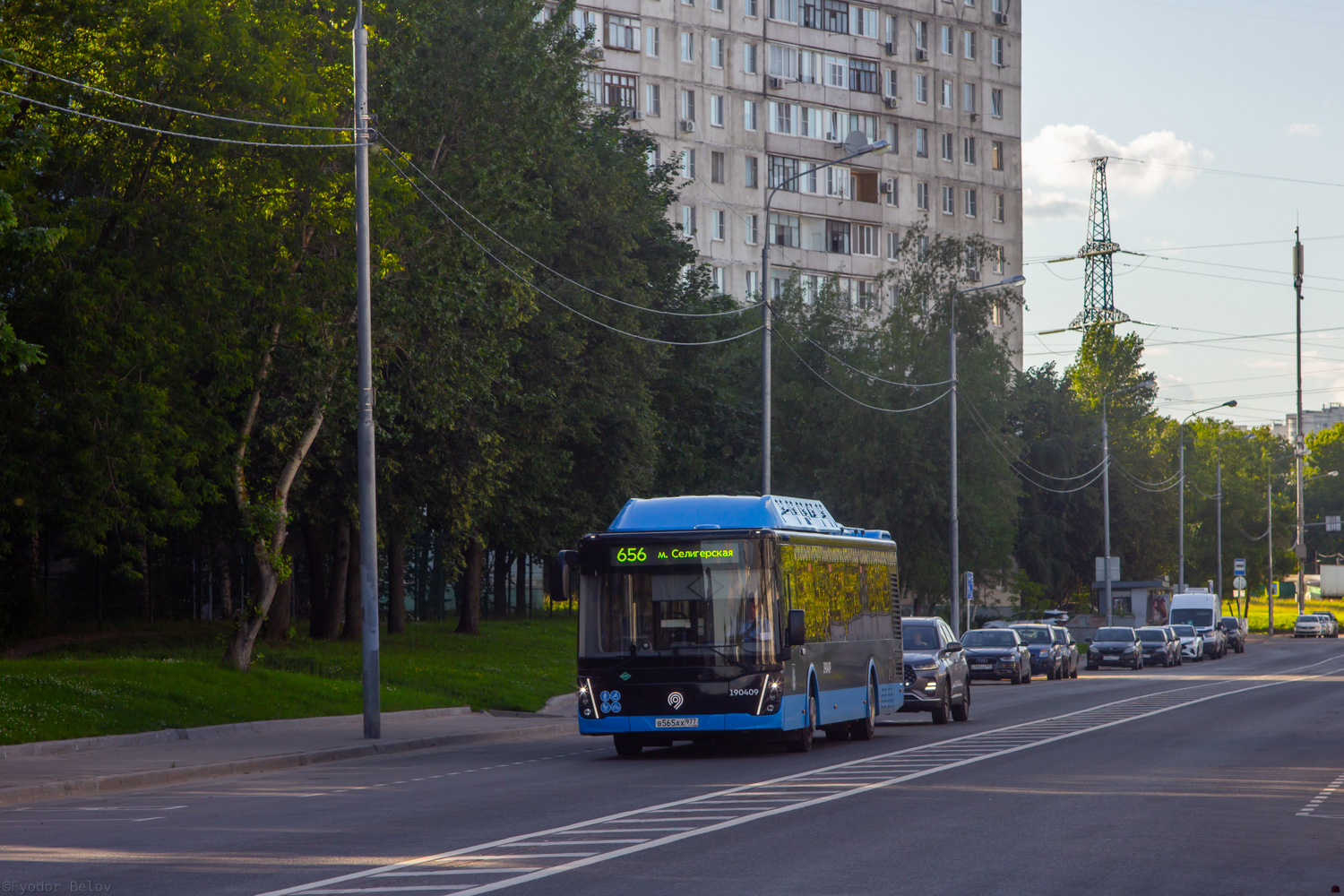 Москва, ЛиАЗ-5292.67 (CNG) № 190409