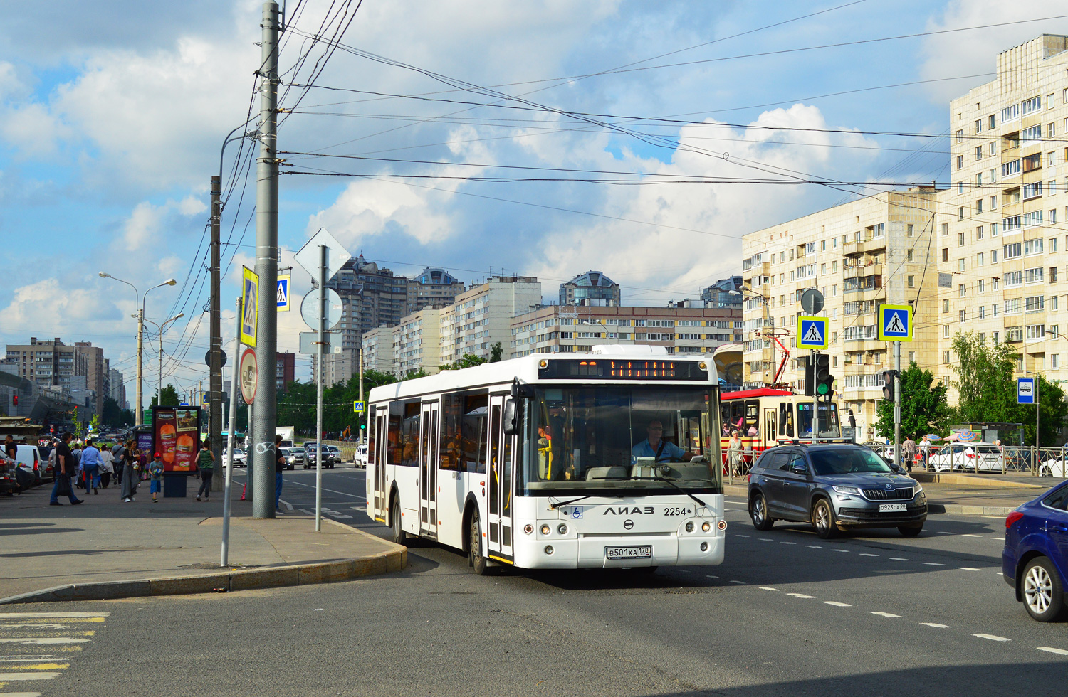 Санкт-Петербург, ЛиАЗ-5292.60 № 2254