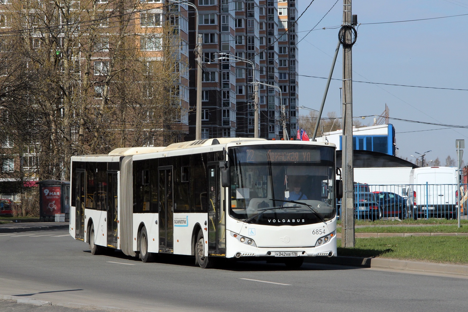 Санкт-Петербург, Volgabus-6271.05 № 6854