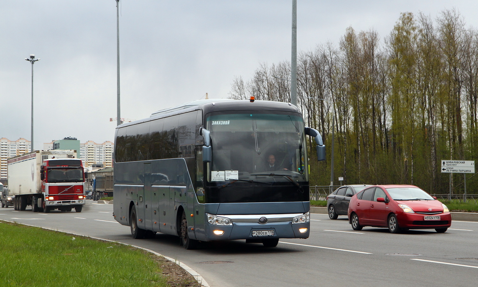 Санкт-Петербург, Yutong ZK6122H9 № Р 280 ЕВ 178