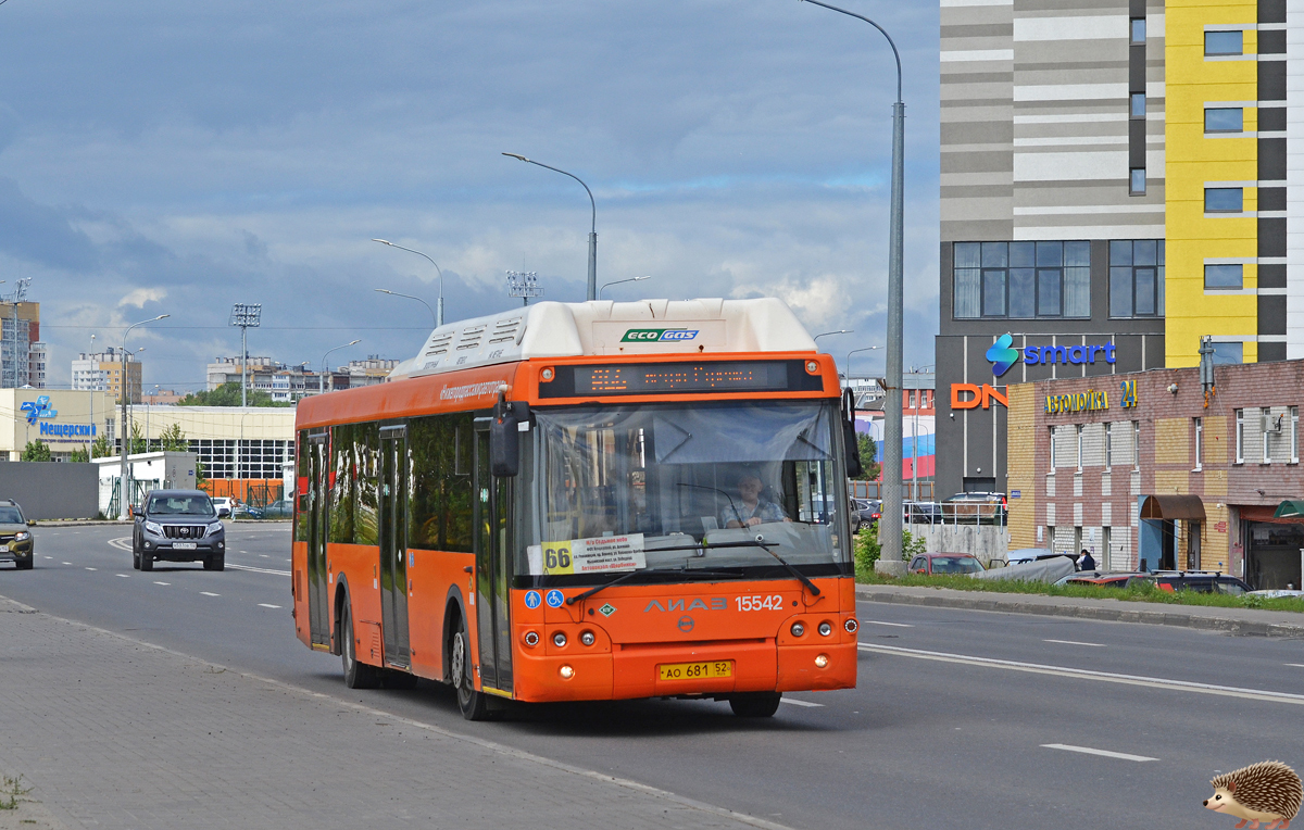 Нижегородская область, ЛиАЗ-5292.67 (CNG) № 15542