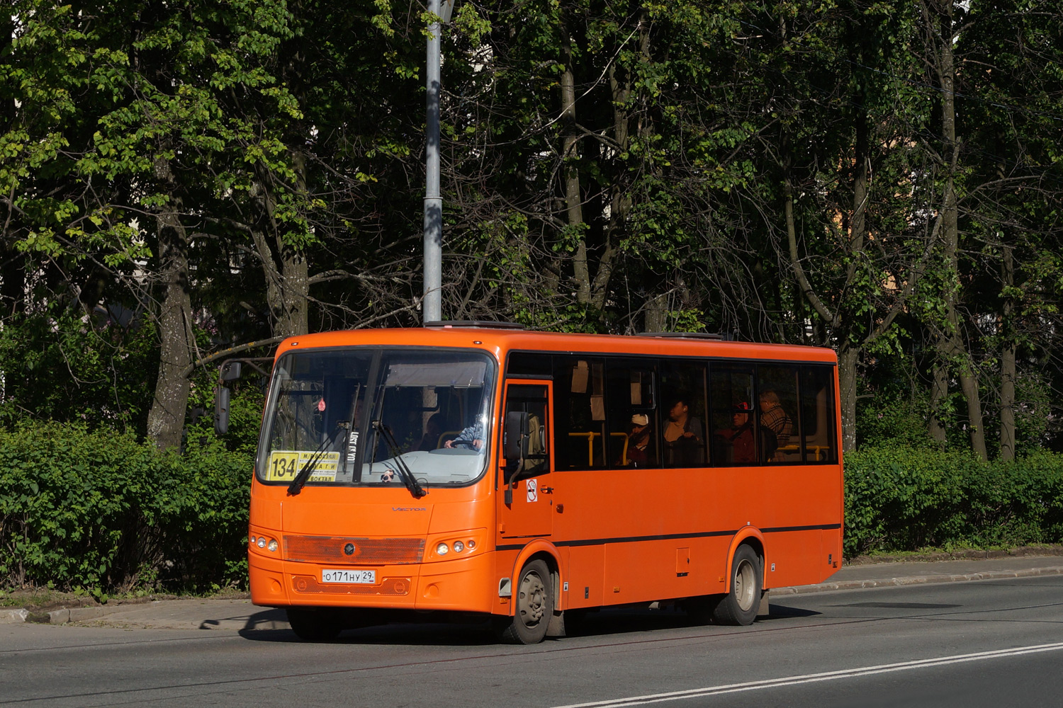 Архангельская область, ПАЗ-320414-04 "Вектор" № О 171 НУ 29