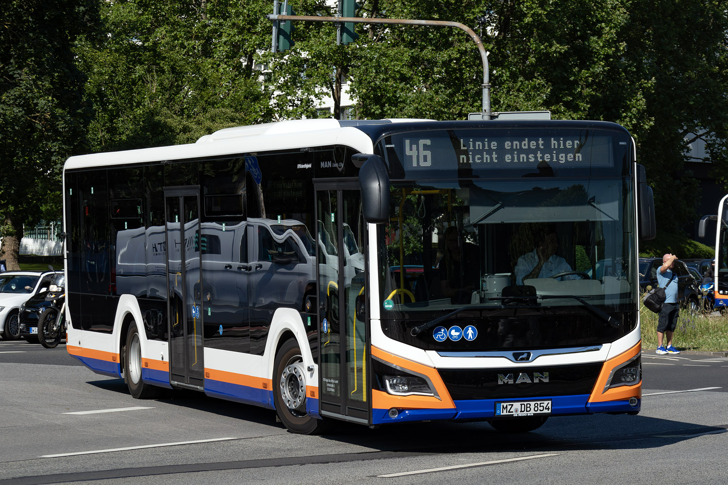 Рейнланд-Пфальц, MAN 12C Lion's City 12 NL330 EfficientHybrid № MZ-DB 854