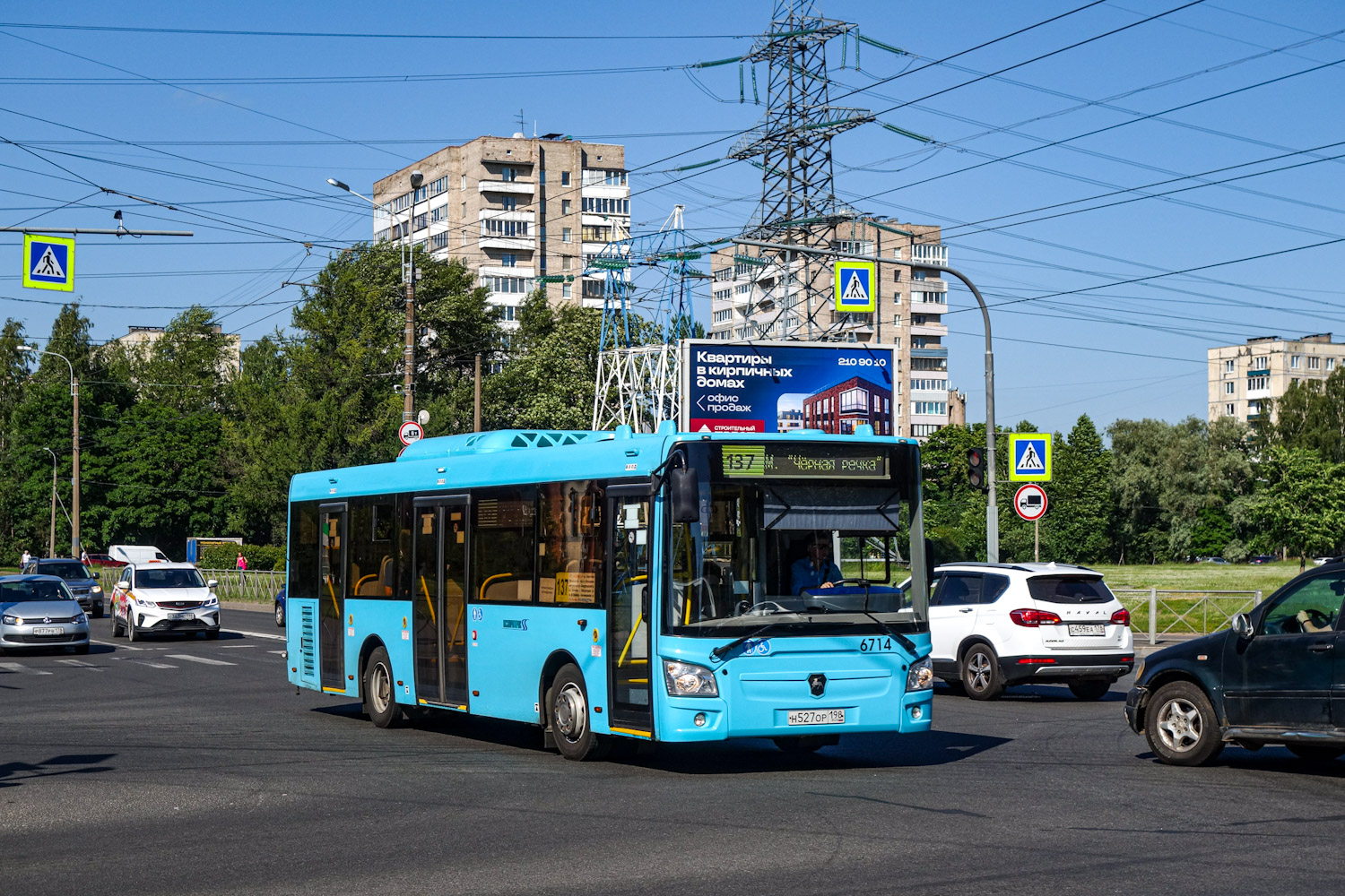 Санкт-Петербург, ЛиАЗ-4292.60 (1-2-1) № 6714