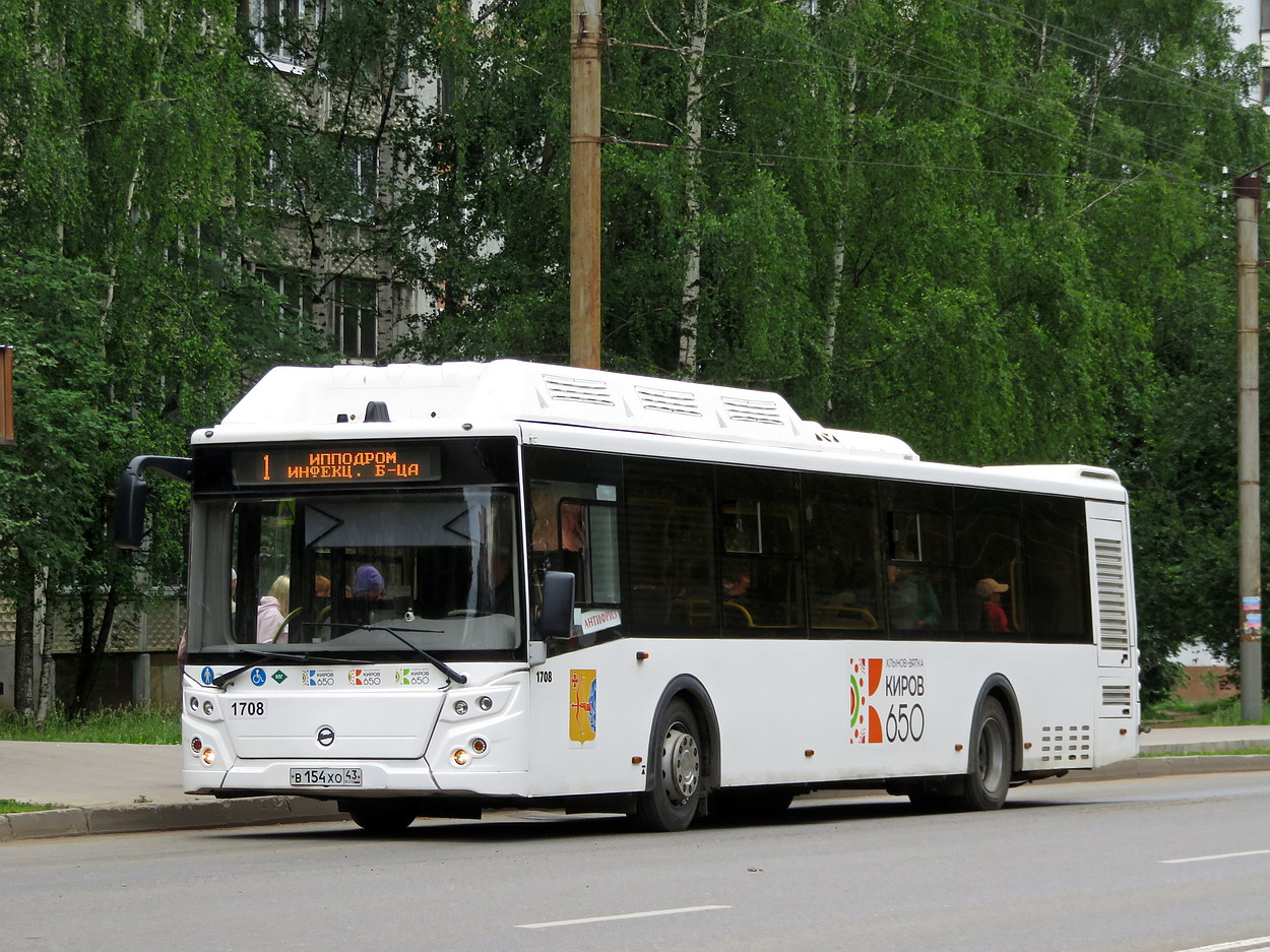 Кировская область, ЛиАЗ-5292.67 (CNG) № В 154 ХО 43