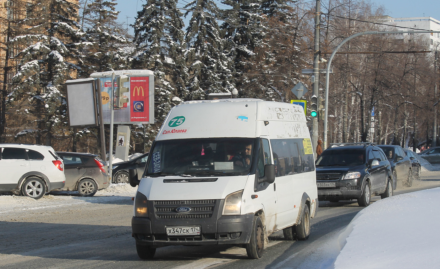 Челябинская область, Нижегородец-222709  (Ford Transit) № Х 347 СК 174