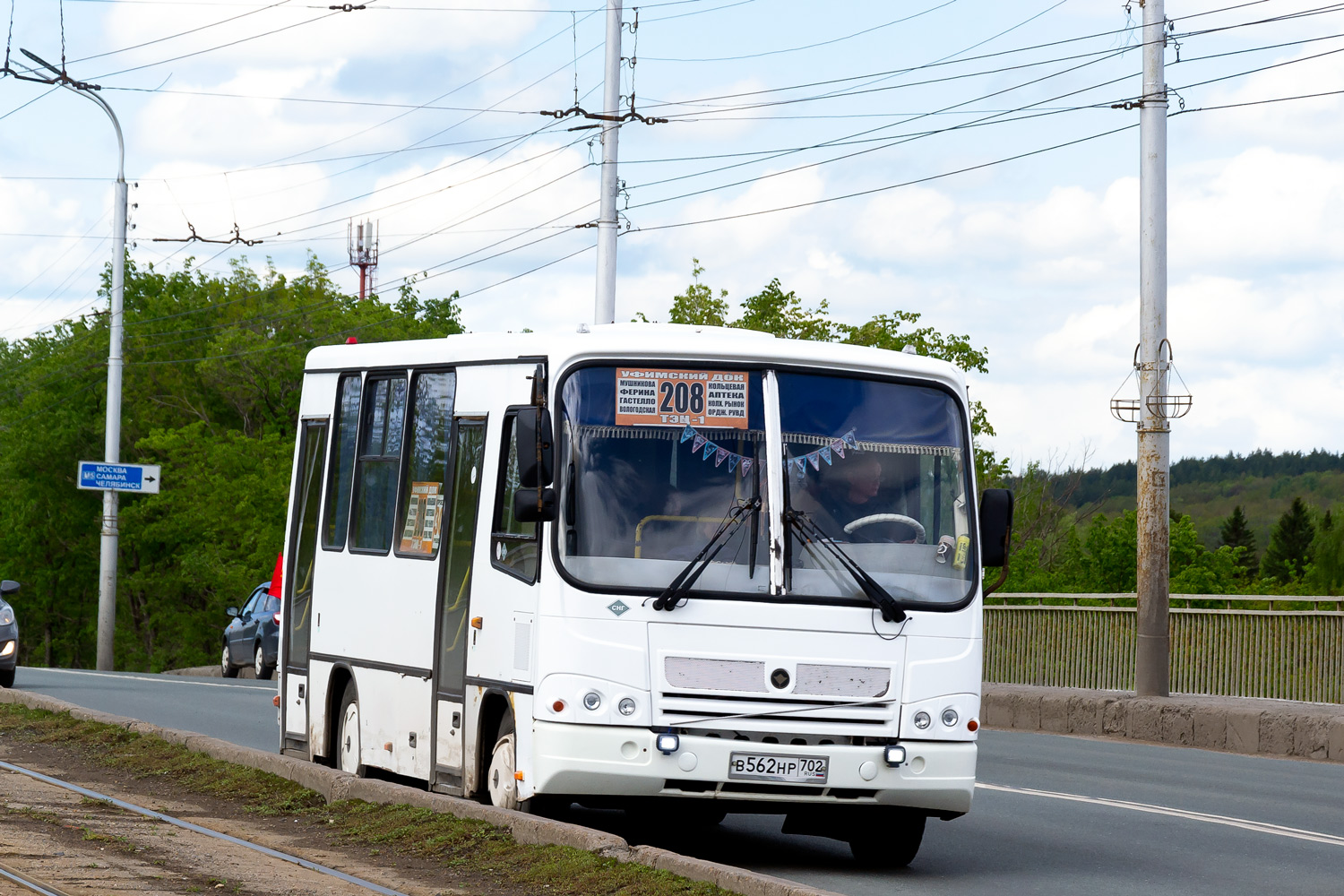 Башкортостан, ПАЗ-320302-08 № В 562 НР 702