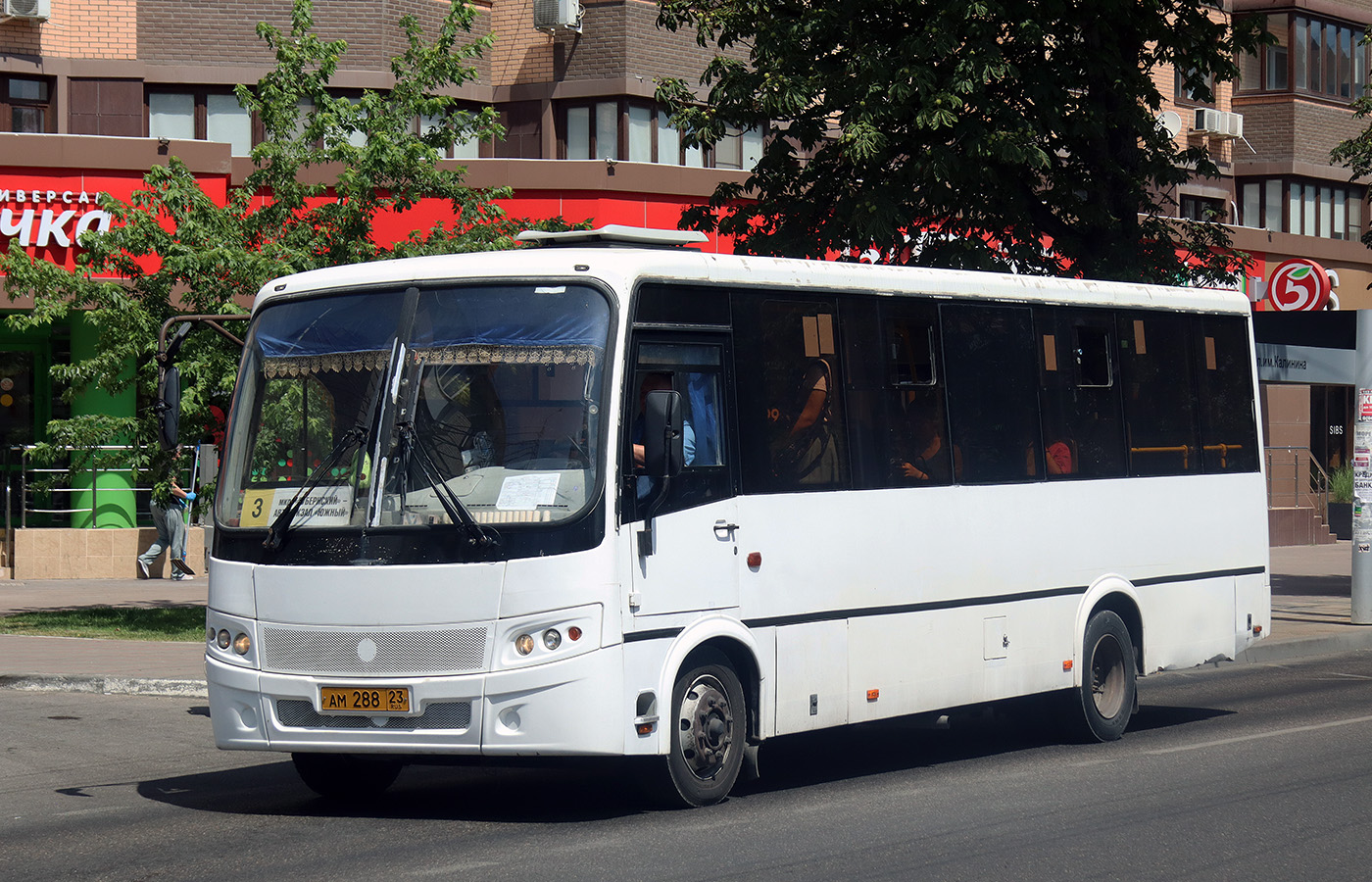 Краснодарский край, ПАЗ-320414-05 "Вектор" (1-2) № АМ 288 23