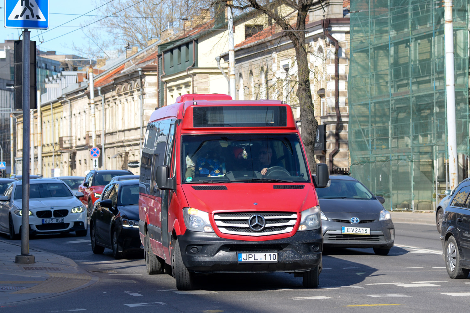 Литва, Mercedes-Benz Sprinter W906 515CDI № JPL 110