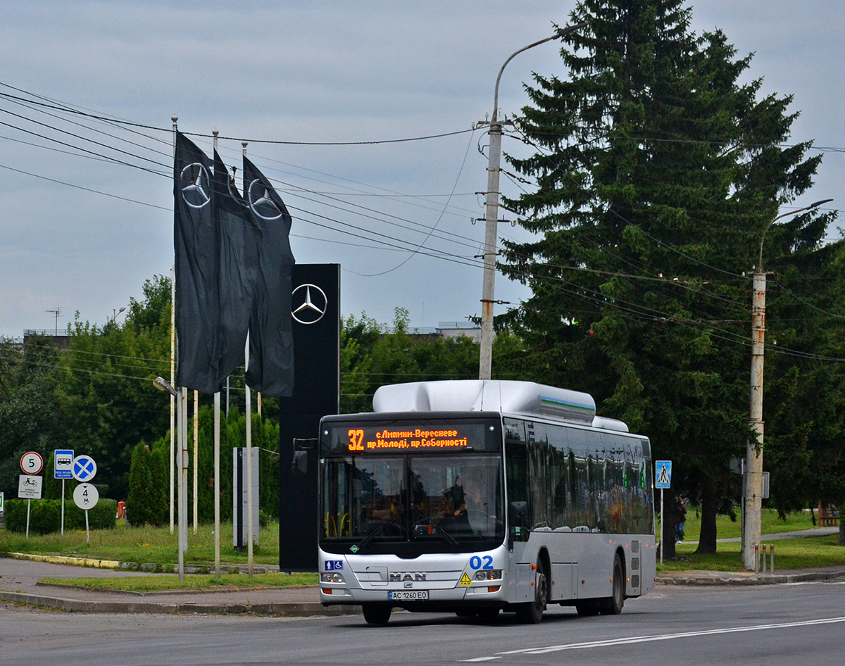 Волынская область, MAN A21 Lion's City NL313 CNG № 02