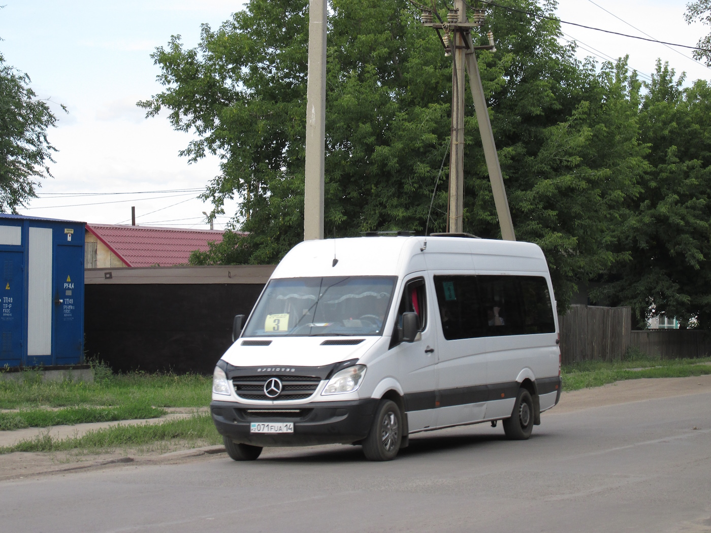 Павлодарская область, Mercedes-Benz Sprinter W906 № 071 FUA 14
