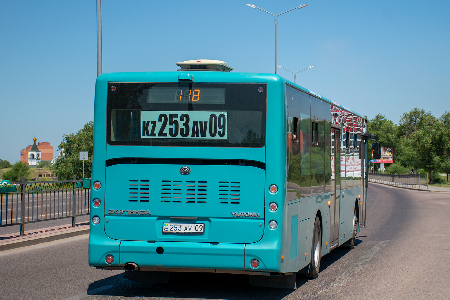 Карагандинская область, Yutong ZK6118HGA (QazTehna) № 253 AV 09