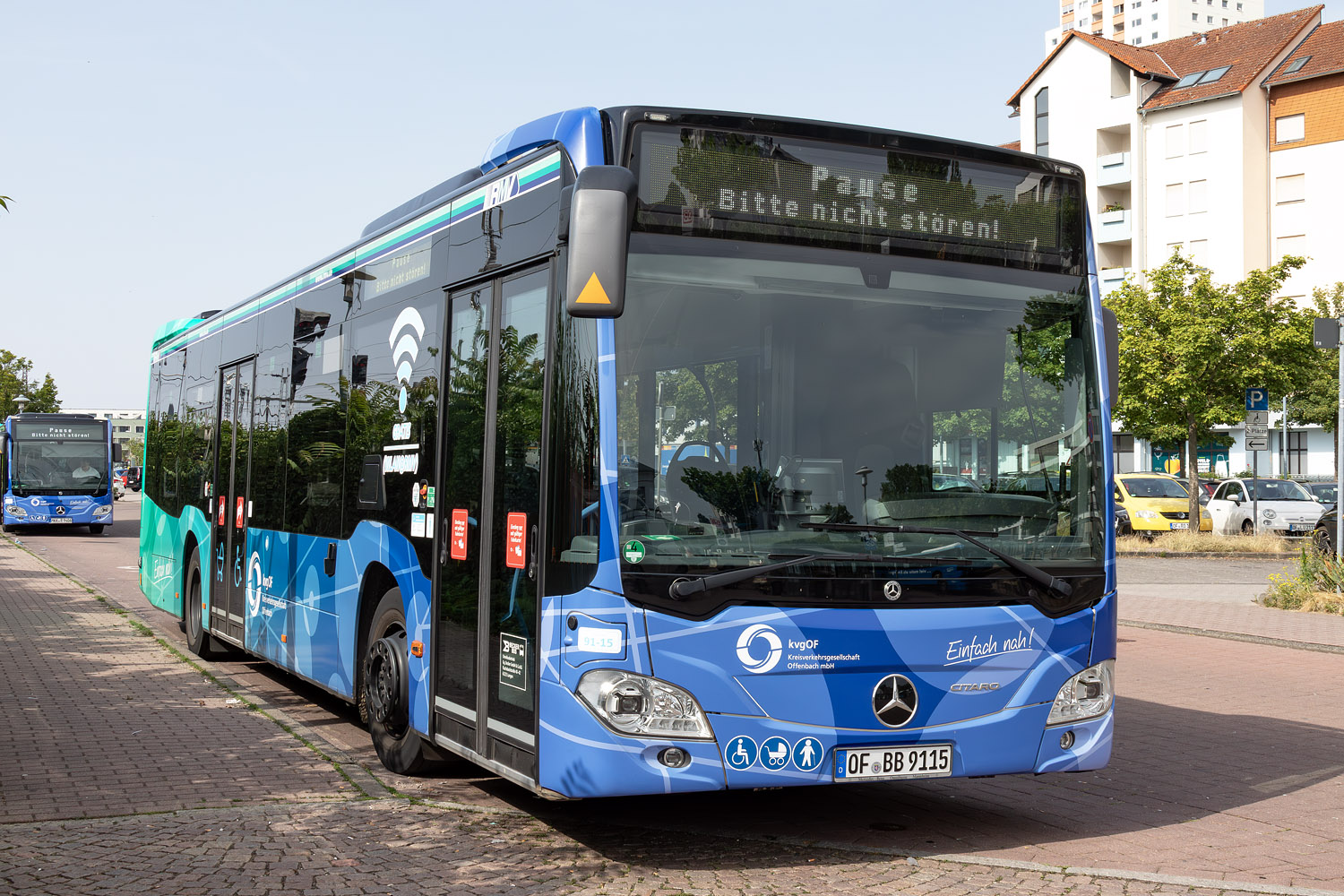 Гессен, Mercedes-Benz Citaro C2 hybrid № 91-15
