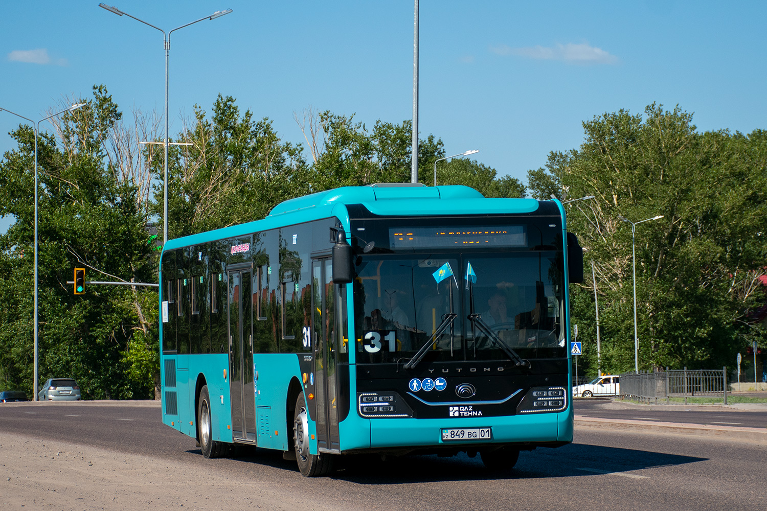 Карагандинская область, Yutong ZK6116HG (QazTehna) № 849 BG 01