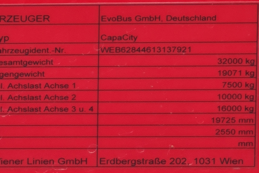 Австрия, Mercedes-Benz CapaCity № 8552