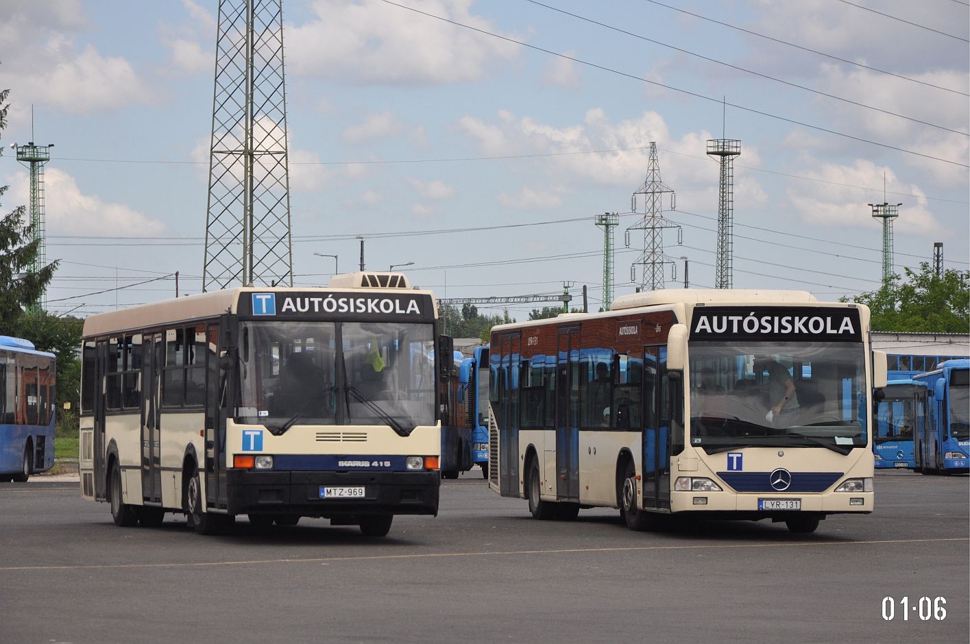 Венгрия, Ikarus 415.25 № MTZ-969; Венгрия, Mercedes-Benz O530 Citaro № LYR-131; Венгрия — Дни открытых дверей